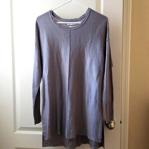 Gray long VanHeusen sweater